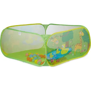 Relaxdays Bällebad Tiere inkl. 50 Bälle