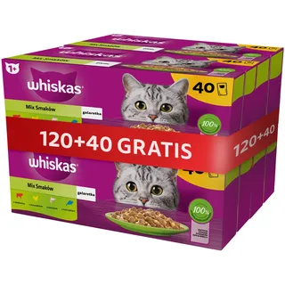 Whiskas Sortierte Auswahl Nassfutter 40 x 85 g