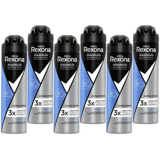 6x Rexona Men Maximum Protection Deo Spray Cobalt Dry Anti-Transpirant,150ml