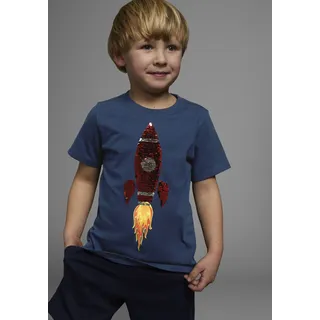 Kidsworld T-Shirt (marine), 116/122,