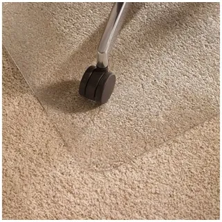 FLOORTEX Bodenschutzmatte XXL ultimat Polycarbonat für Teppichböden 150x200cm transparent