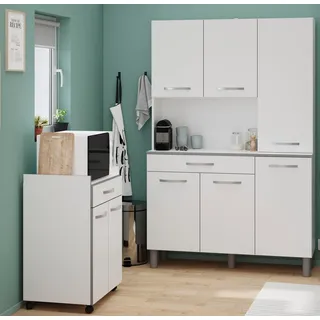 Parisot Küchenbuffet Season 1 120 x 185 x 40 Weiß