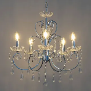 Kosilum - Kronleuchter Kristall Silber - Pavia