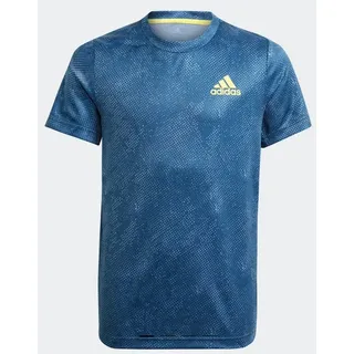 Adidas HEAT.RDY Primeblue Tennis Freelift T-Shirt GQ2231 | 176 Crew Navy / Acid Yellow / Crew Blue