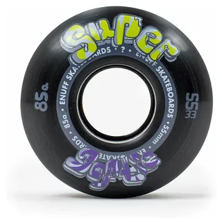 Enuff Super Softie Wheels Rollen, schwarz (schwarz), 55 mm