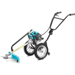 Hillvert Benzin Motorsense + Freischneider schiebbar Rasentrimmer 1.63k W 51.7 cm3