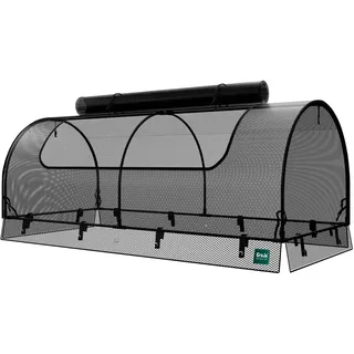 GROJA Frühbeetaufsatz Folie für Hochbeete 150 cm x 70 cm Weiß