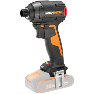 WORX Nitro Akku-Schlagschrauber 20V WX265.9 - leistungsstarker Brushless Motor - 3 Geschwindigkeitsstufe & 2 Modi - 200Nm Drehmoment - 3400 U/min - leicht & kompakt - ohne Akku & Ladegerät