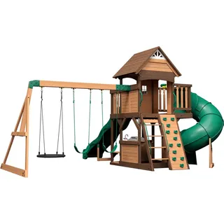 Backyard Discovery Spielturm Cedar Cove aus Holz Braun
