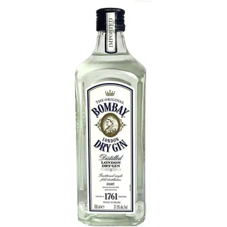 Bombay Sapphire Distilled Premium London Dry Gin, per Dampfinfusion hergestellt mit 8 handverlesenen exotischen Botanicals, 37,5% Vol., 70 cl/700 ml (Packung mit 6)