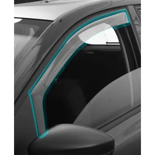 Vordere Windabweiser (1 Set) für die Fahrer und Beifahrerseite-CLK0031615K passend für VW Bus T4 TYP 7D, /****, Van 1990-2003 KLARES Material