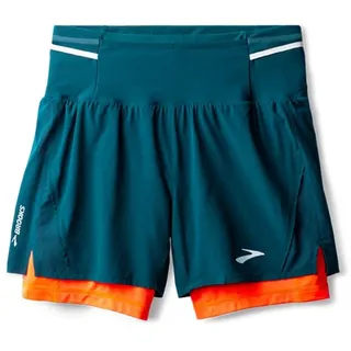 Brooks Herren High Point 5" 2-in-1 Short 2.0 blau