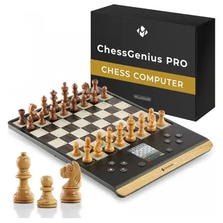 Millennium M818 Chess Genius Pro Wood Edition Holzfiguren Magnetisch