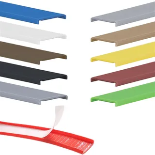 5m Kantenumleimer Selbstklebend Kantenschutz Umleimer Furnierklebeband Kein Aufbügeln, U-Form TPE Möbelkantenband(Khaki,16mm)