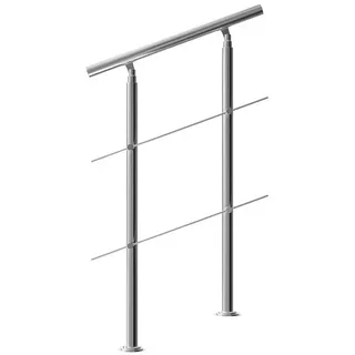 monzana Treppengeländer 80 cm Edelstahl
