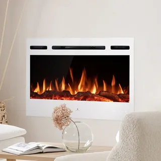 Noble Flame PARIS weiß 920 [Elektrokamin Wandeinbau/wandhängend]