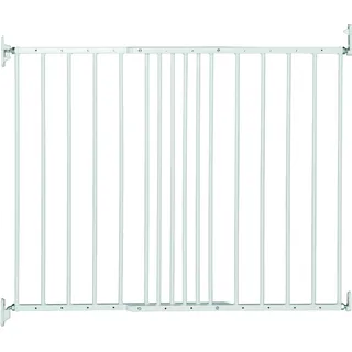 None Treppenschutzgitter weiß 62,5-106,8 x 72 cm