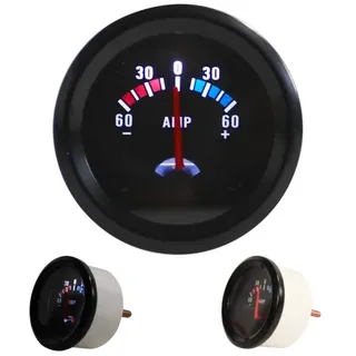 Zusatzinstrument YoungTimer, Auto,Rallye  Amperemeter (60A), schwarz Ã52mm