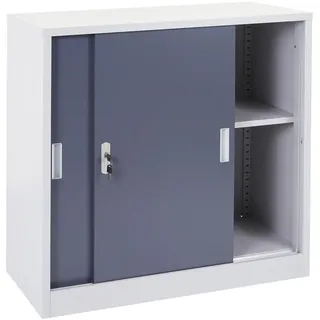 Proregal Aktenschrank 90 x 90 x 45 cm anthrazit