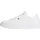 Damen Cupsole Sneaker Court aus Leder Weiß White 38
