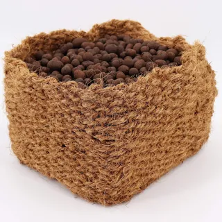Aquagart 1 Kokos Pflanzkorb 25 x 25 x 20cm Teichkorb für Ufermatte & Böschungsmatte
