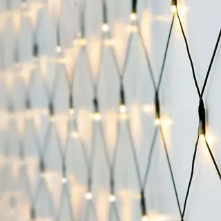 Spetebo Lichtervorhang LED 1 m warmweiß