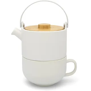 Bredemeijer Teekanne Tea for one Umea Bambus-teekanne Für Eine Person - White - Size