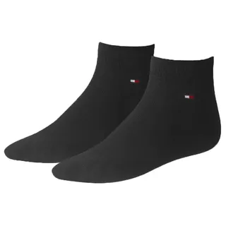 Tommy Hilfiger Quarter Socken 2er Pack Schwarz 47-49