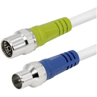 Maxtrack FK-IECS2,0L RJ45 Netzwerkkabel, Patchkabel 2 m Weiß 1 St.