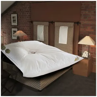 Meivita Federbett mit 100% neuen Landfedern 135x200 cm Oberbett 3000 g Ballonbett - Weiß