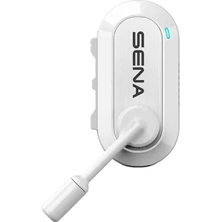 Sena BiKom 20 Outdoor Kommunikationsystem, Leichter Mesh Kommunikator mit nur 20 Gramm Gewicht (Weiß)