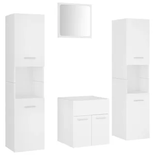 vidaXL Badmöbel-Set 2-tlg. Weiß