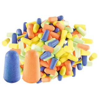 Newgen Medicals Gehörschutz-Ohrstöpsel, 100 Stück in 4 Farben, Dämmwert 30 dB