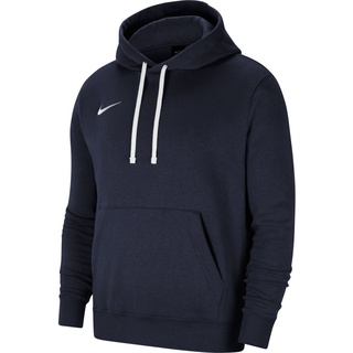 Herren M Nk Flc Park20 Po Hoodie Obsidian/White/White, L