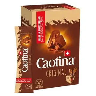 Caotina Kakao Original Trinkschokolade, Pulver, in Portionsbeutel, 10 Stück