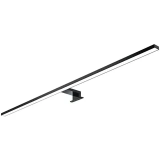 Kalb Material Für Möbel kalb 100cm LED Badleuchte Badlampe Spiegellampe Spiegelleuchte 230V schwarz,
