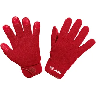 Jako Fleece-Feldspielerhandschuhe mit Klettverschluss rot 5