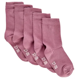 MINYMO Ankle Sock -solid (5-pack) dusky orchid (660) 31\34