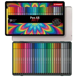 Metalletui Filzstift 30 St.