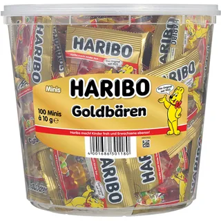 HARIBO Goldbären Minibeutel Fruchtgummi 100 St.