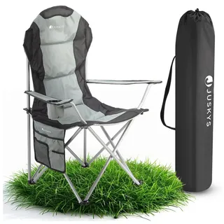 Juskys Campingstuhl Lido Grau