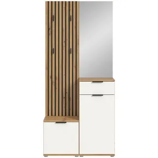 Avanti Trendstore Simple Schuhbank 88x195x35 cm weiß