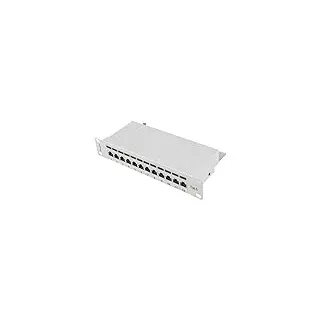Lanberg Patch Panel 10", 12 Ports 1U, CAT.6, Grau