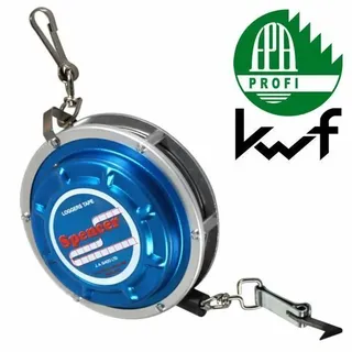Forstmaßband Spencer 15-20-25-30m Klapphaken - Scherenhaken - Schmiedehaken KWF - 25m - A