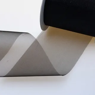 Deko AS GmbH Dekoband Polyester schwarz 70 mm x 25 m