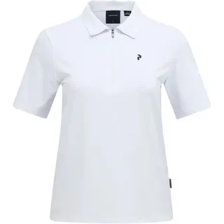 Peak Performance Polo Comfort Zip, weiss