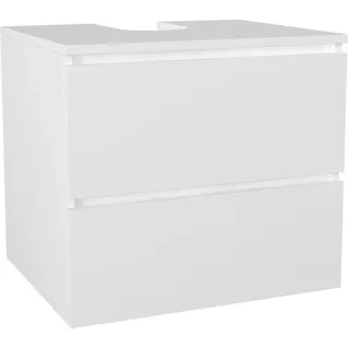 moebel17 Waschbeckenunterschrank Hängend Carmita Weiß