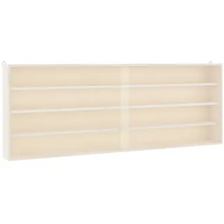 vidaXL Sammlervitrine 100 x 8,5 x 37 cm Braun