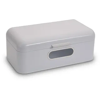 Echtwerk Brotkasten, Retro-Brotbox aus Metall, Klappdeckel, 42,5 x 23,8 x 17 cm,
