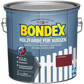 Holzfarbe für Aussen 2,5 l schwedenrot